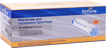 Картридж лазерный ProfiLine для HP CC531A, голубой