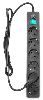 Сетевой фильтр Гарнизон EHB, 6 розеток 3.0м
