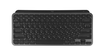 Клавиатура беспроводная Logitech MX Keys Mini Bluetooth Led серый