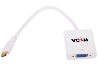 Кабель-переходник (адаптер) HDMI (m) < - > VGA (f), Vcom