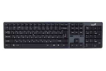 Клавиатура проводная Genius SlimStar 126 черный