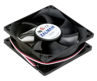 Вентилятор для корпуса .80mm Zalman ZM-F1 Plus SF (80x80x25мм, 1700-2800об/мин, 20-32дБ)