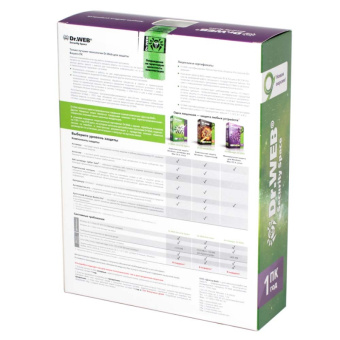 Программное обеспечение DR.Web Security Space КЗ 1 ПК/1 год Box