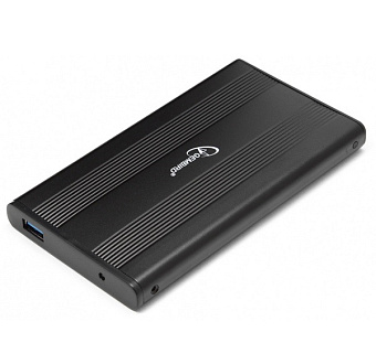 Внешний контейнер USB3.0 -> SATA 2.5", Gembird EE2-U3S-5, алюминий, чёрный