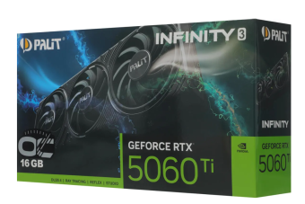 Видеокарта 16Gb PALIT RTX 5060 Ti INFINITY 3 OC (RTX5060Ti) GDDR7 128bit HDMI DP