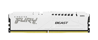 Модуль памяти DDR5 16Gb 6000MHz Kingston Fury Beast White