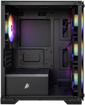 Корпус 1STPLAYER FIREBASE X2-M FRGB mATX чёрный