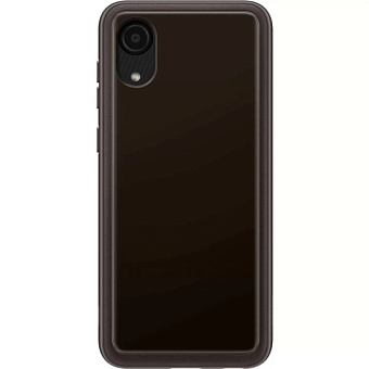 Чехол для смартфона Samsung Galaxy A03 Core - Soft Clear Cover черный