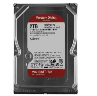 Жесткий диск SATA 2Tb WD Red Plus 5400rpm 64Mb SATA-3