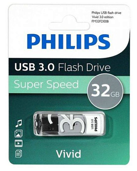 Флешка .32Gb PHILIPS VIVID3.0, USB 3.0