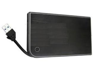 Внешний контейнер USB3.0 -> SATA 2.5", AgeStar 3UB2A14, алюминий, чёрный