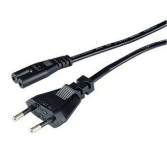 Кабель питания 220V    1.8м, C7- 2-pin, 2x0.5, Cablexpert, черный (для ноутбуков, аудио/видео техники)