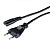 Кабель питания 220V    1.8м, C7- 2-pin, 2x0.5, Cablexpert, черный (для ноутбуков, аудио/видео техники)