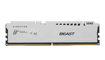 Модуль памяти DDR5 16Gb 6000MHz Kingston Fury Beast White