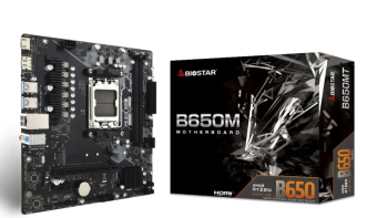 Материнская плата Socket AM5 Biostar B650MT (B650) 2*DDR5 HDMI DP mATX