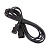 Кабель питания 220V C13 - C14, 1.8м,  6А, черный (удлинительный)