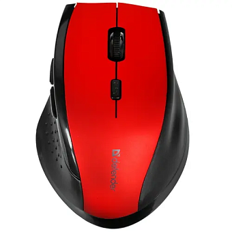 Мышь беспроводная Defender Accura MM-365 черный/красный