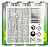 Элемент питания AA, 1.5V,  4шт, GP G-TECH Super LR6/AA спайка
