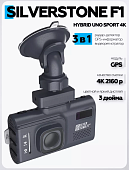 Видеорегистратор с радар-детектором Silverstone F1 HYBRID UNO SPORT 4K LNA Wi-Fi Black