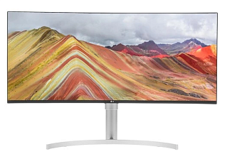 Монитор 38" LG UltraWide 38WN95C (IPS 3840x1600 1ms 144Hz HDMI DP SP изогнутый) White