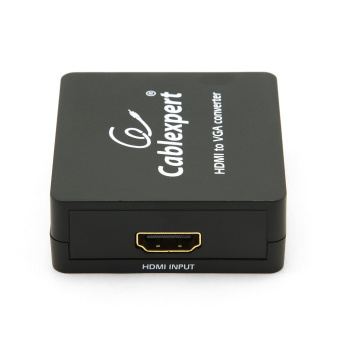 Кабель-переходник (адаптер) HDMI (f) < - > VGA (f), Cablexpert DSC-HDMI-VGA-001, (Конвертер HD19FxHD