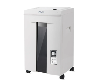 Уничтожитель бумаги Deli 9912 (секр.P-5) фрагменты, 6 лист. 20 лтр. скрепки скобы пл.карты CD