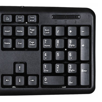 Клавиатура проводная Oklick 180M USB Black