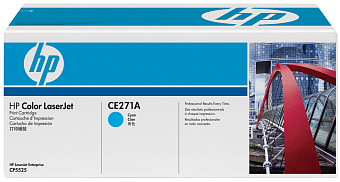 Картридж лазерный HP 650A (CE271A) для HP CP5525, 15000 стр. голубой