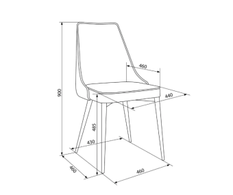 Кресло Бюрократ CH-K4 коричневый Holland 74 металл черный на ножках