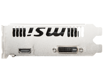 Видеокарта 2Gb MSI GT 1030 AERO ITX 2GD4 OC (GT1030) GDDR4 64bit HDMI DVI