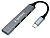 Разветвитель Gembird UHB-C202, USB3.0, 3xUSB2.0, OTG, кабель Type-C 10 см, алюминий