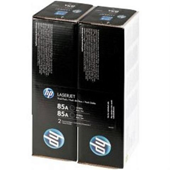 Картридж лазерный HP 85A (CE285AF) 2ШТ, для HP P1102/1102w/1132/1212/1217, 1600 стр. черный