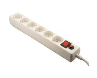 Сетевой фильтр Krauler (6 розеток)  3.0м