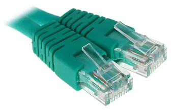 Кабель патч-корд Patch cord кат.6  0.25м, зеленый