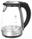 Чайник Hyundai HYK-G2030 1.7л. 2200Вт черный (стекло)