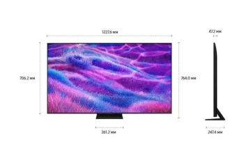 Телевизор 55" Samsung Series 8 2025 QLED 4K Ultra HD Black