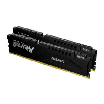 Модуль памяти DDR5 32Gb 5200MHz Kingston Fury Beast Black CL40 (Kit of 2)