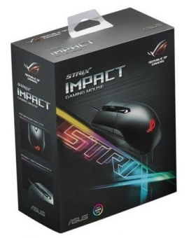 Мышь проводная ASUS ROG Strix Impact II черный