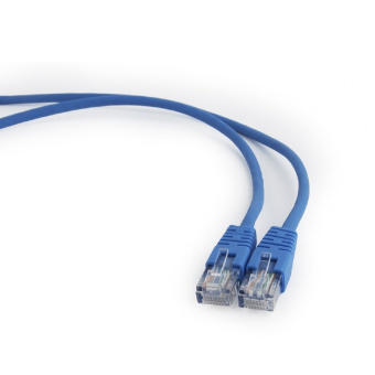 Кабель патч-корд .Patch cord кат.5e  0.5м, Cablexpert, многожильный, синий