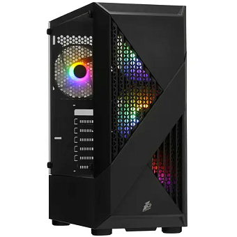 Корпус 1STPLAYER FIREROSE F3-A-BK-4F1 ARGB ATX чёрный