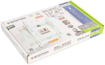 Крепление для телевизора Kromax IDEAL-6 (15"-47" макс.35кг настенный наклон) White