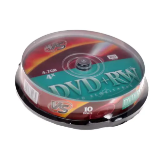 Диск DVD-RW 4,7Gb VS 4x Cake Box (10шт.)