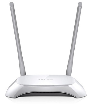 Wi-Fi роутер TP-Link TL-WR840N N300, 2.4 ГГц, 100 Мбит/с, белый