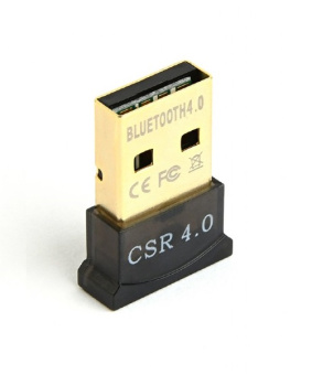 Адаптер Bluetooth Gembird, BTD-MINI5, ультратонкий корпус, v.4.0, 50 метров, до 24 Мбит/сек