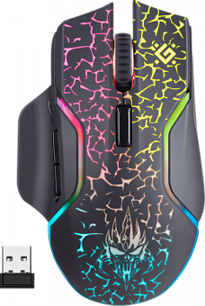 Мышь беспроводная Defender ONESHOT GM-067 черный