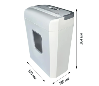 Уничтожитель бумаги Cactus CS-SH-C4 секр.P-4, фрагменты 8лист. 13лтр. белый