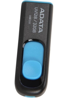Флешка 32Gb ADATA [UV128] USB 3.0 black-blue