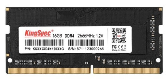 Модуль памяти SODIMM DDR4 16Gb PC4-21300 2666MHz KingSpec