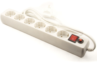 Сетевой фильтр Krauler (6 розеток)  3.0м