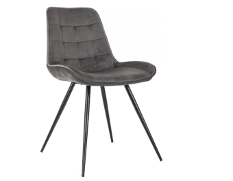 Кресло Бюрократ CH-K2_4 комплект 4шт т.серый Holland 18 металл черный на ножках